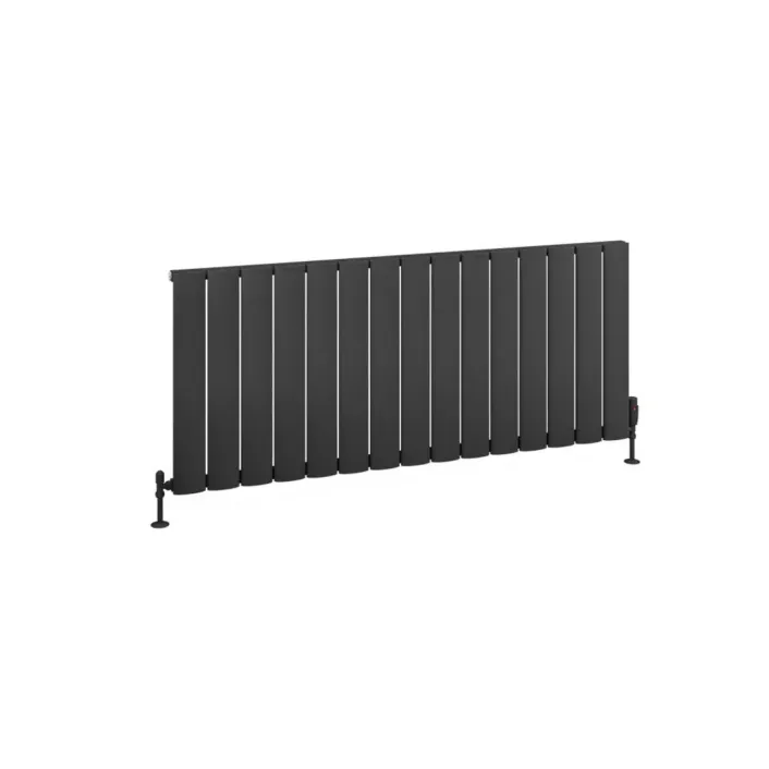 Eastbrook Malmesbury 600 x 1420 Aluminium Radiator Matt Anthracite