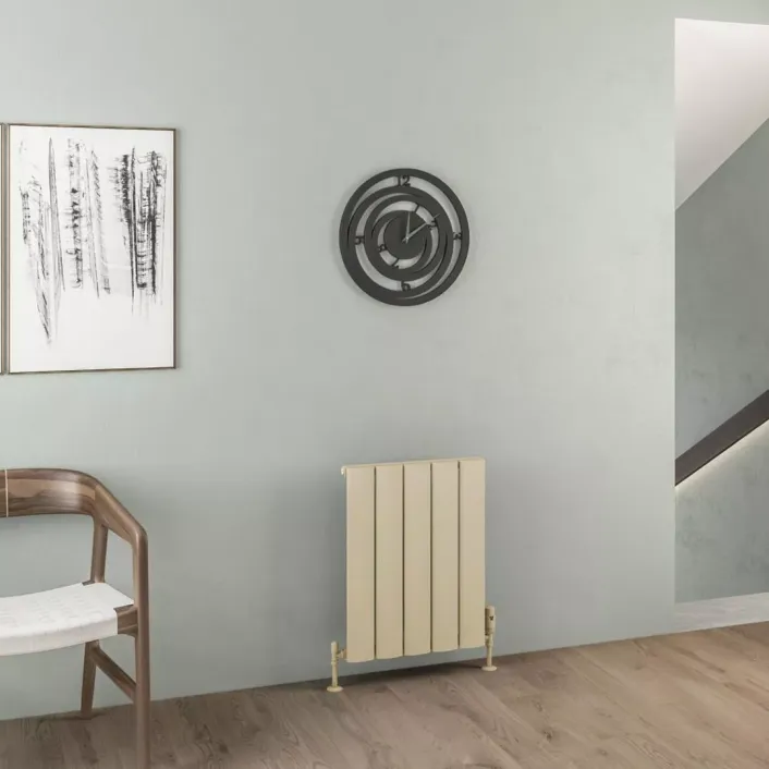 Eastbrook Malmesbury 600 x 470 Aluminium Radiator Matt Cappuccino