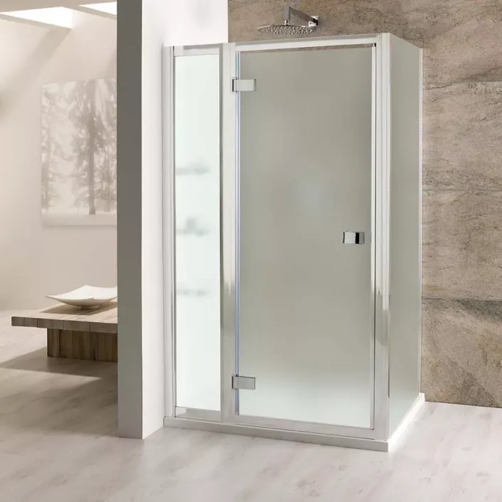 Eastbrook Volente 6mm 1850mm x 800mm Frosted Side Panel - Chrome