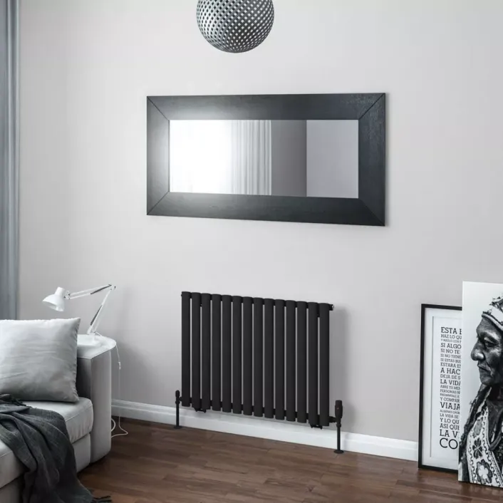 Eastbrook Tunstall 600 x 825 Radiator Matt Black