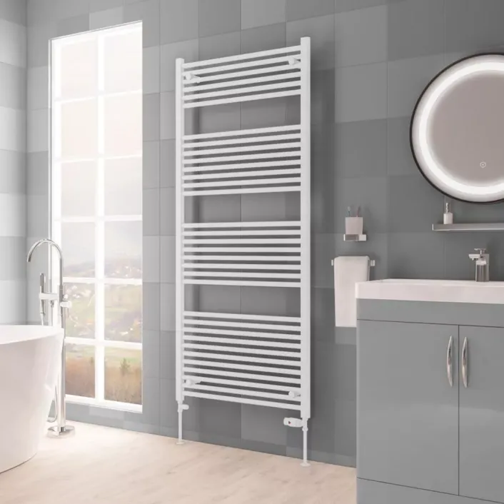 Eastbrook Biava Multirail HV Straight 1720 x 750mm Matt White