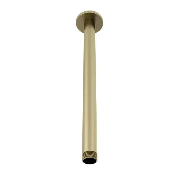 Eastbrook Meriden 300mm Ceiling Mounted Shower Arm - Brushed Brass