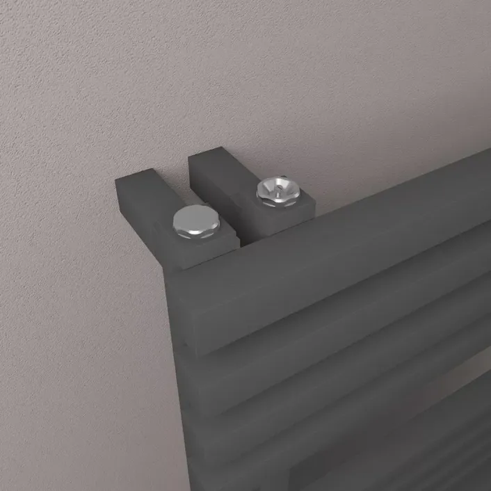 Eastbrook Reinbach 800 x 500mm Towel Rail Matt Anthracite