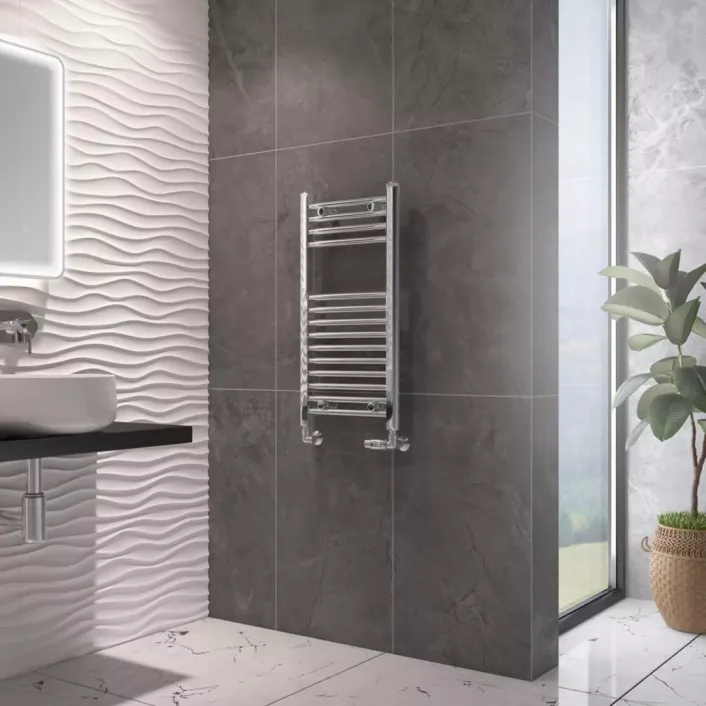 Eastbrook Wingrave 800 x 400 Straight Multirail Chrome