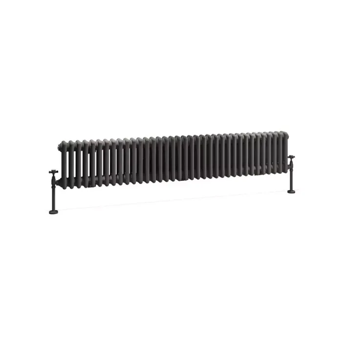 Eastbrook Imperia 3 Column Radiator 300 x 1640mm Matt Anthracite