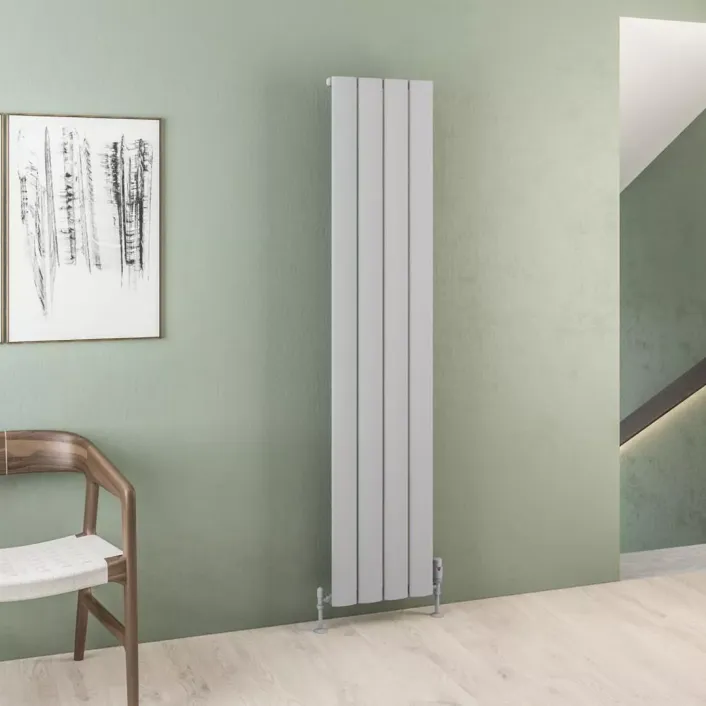 Eastbrook Malmesbury 1800 x 375 Aluminium Radiator Matt Grey