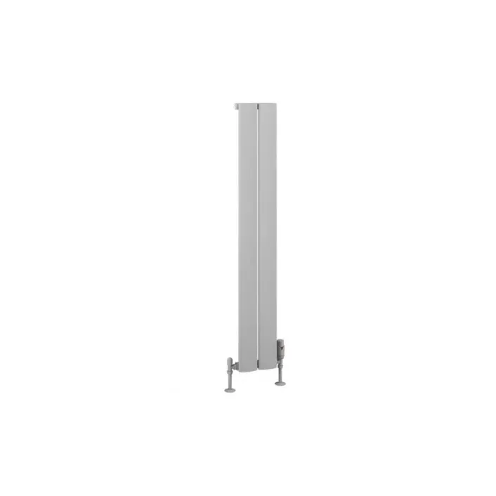 Eastbrook Malmesbury 1200 x 185 Aluminium Radiator Matt Grey