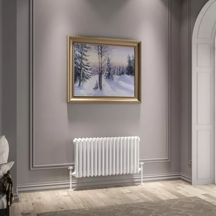 Eastbrook Imperia 3 Column Radiator 450 x 830mm Gloss White