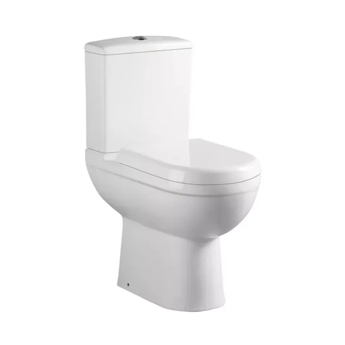 Eastbrook Dura High Level Close Coupled WC Pan with Fixings - White