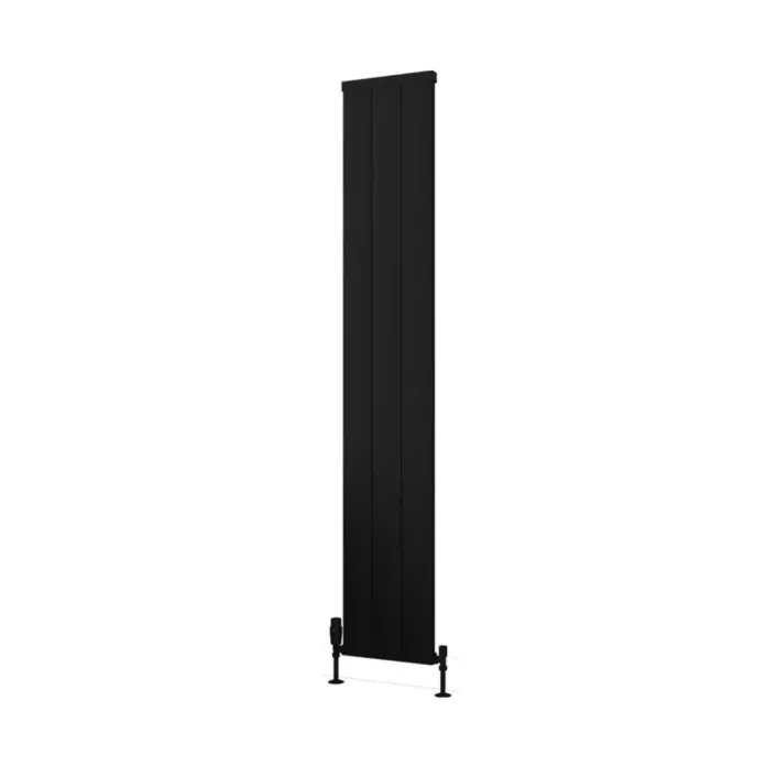 Eastbrook Kingswood Slimline 1800 x 310 Aluminium Radiator Matt Black