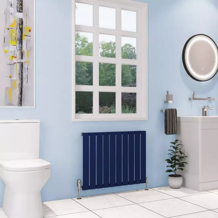 Eastbrook Deddington 600 x 790 Radiator Matt Cobalt Blue