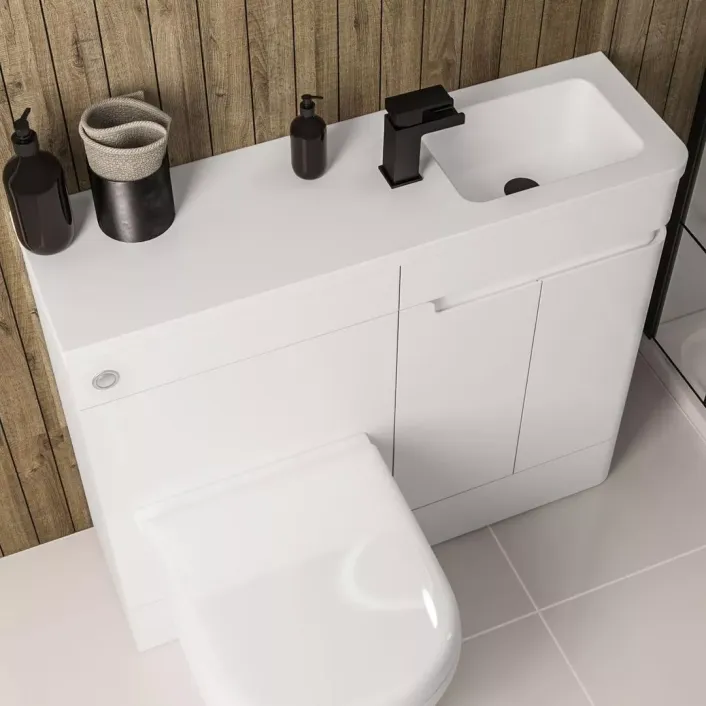 Eastbrook Arda 50cm RH Door Base Unit High Gloss White