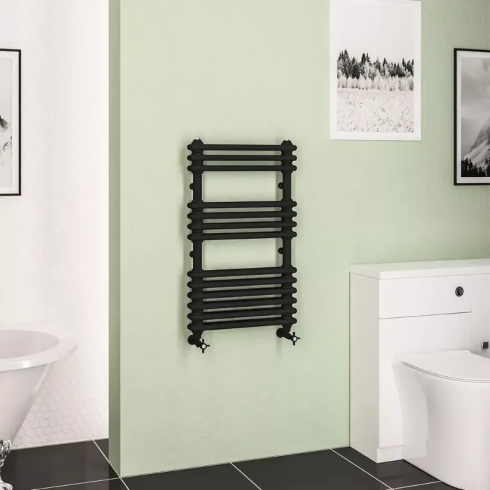 Eastbrook Imperia 2 Column Multirail 832 x 500mm Matt Black