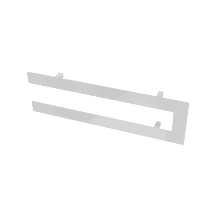 Eastbrook Addington Double Flat Style Towel Hanger 514mm Gloss White