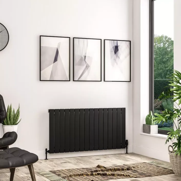 Eastbrook Addington II Radiator 600 x 1188 Type10 Matt Black