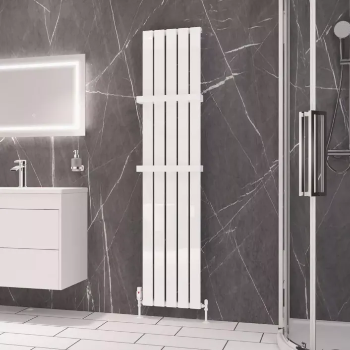 Eastbrook Deddington 1800 x 390 Radiator Gloss White