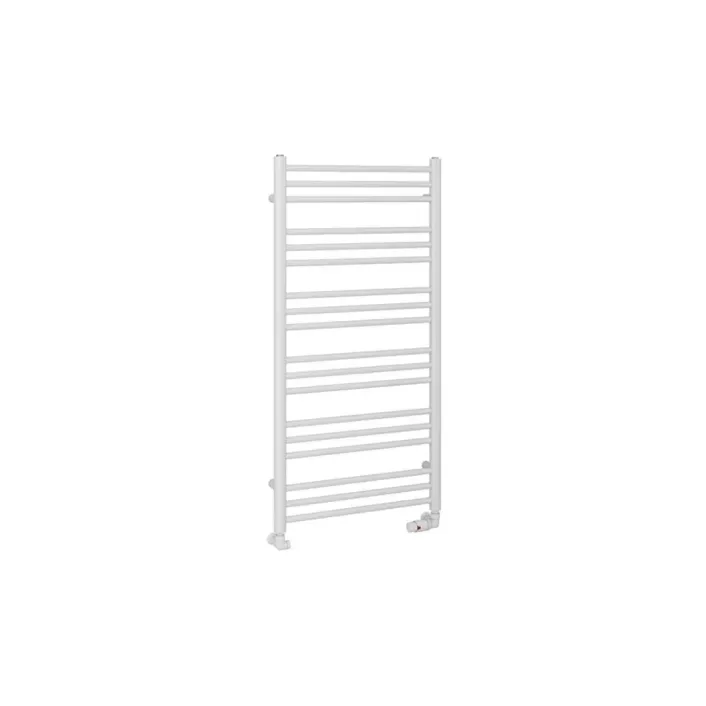 Eastbrook Corinium Round 1200 x 600 Towel Rail Gloss White