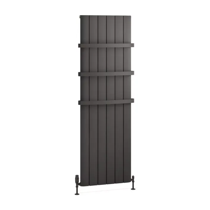 Eastbrook Withington 1800 x 565 Aluminium Radiator Matt Anthracite