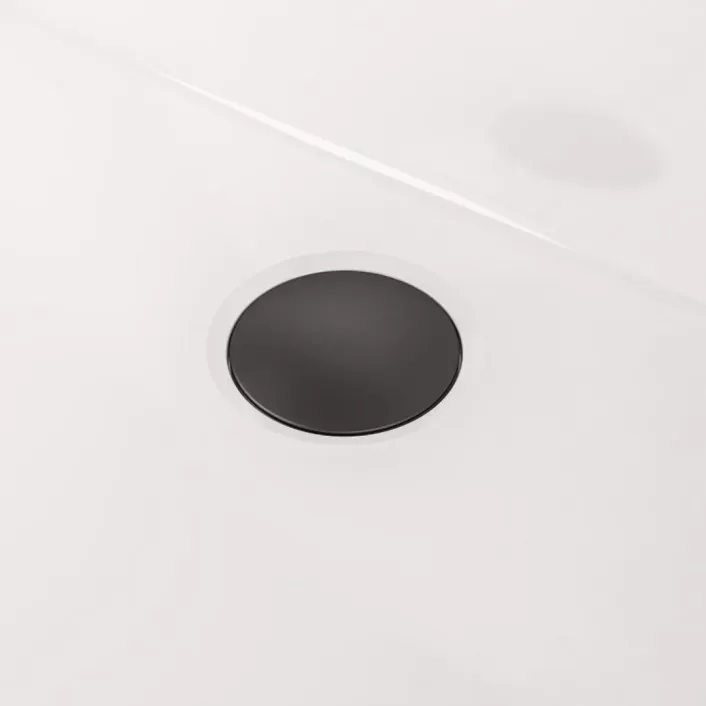 Eastbrook Bath Waste Cover for Freestanding Baths - Matt Black