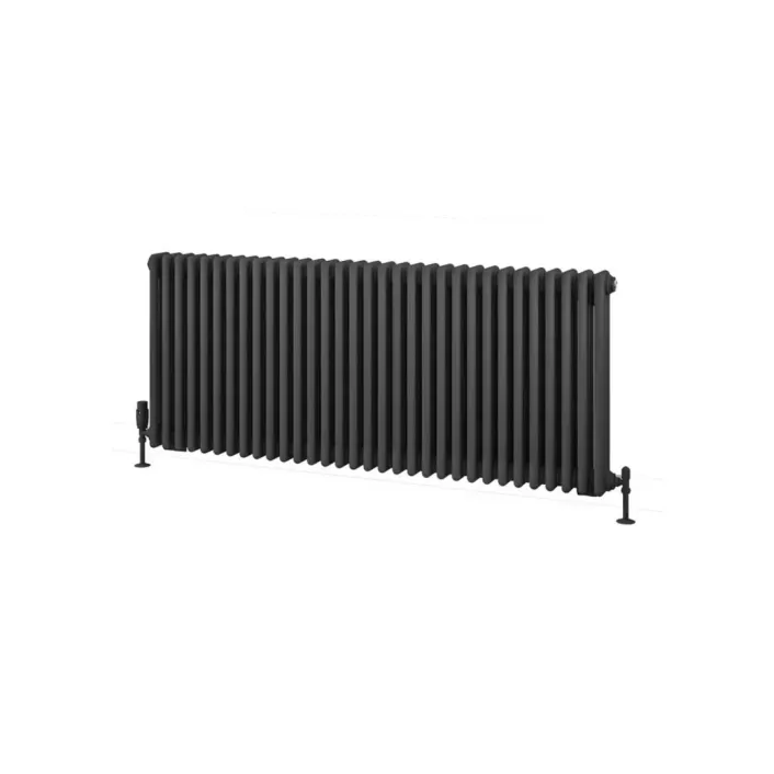 Eastbrook Rivassa 3 Column Radiator 600 x 1460mm Matt Anthracite