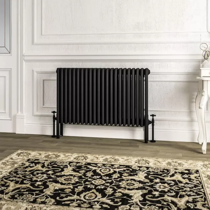 Eastbrook Imperia 4 Column Radiator 600 x 1010mm Matt Black