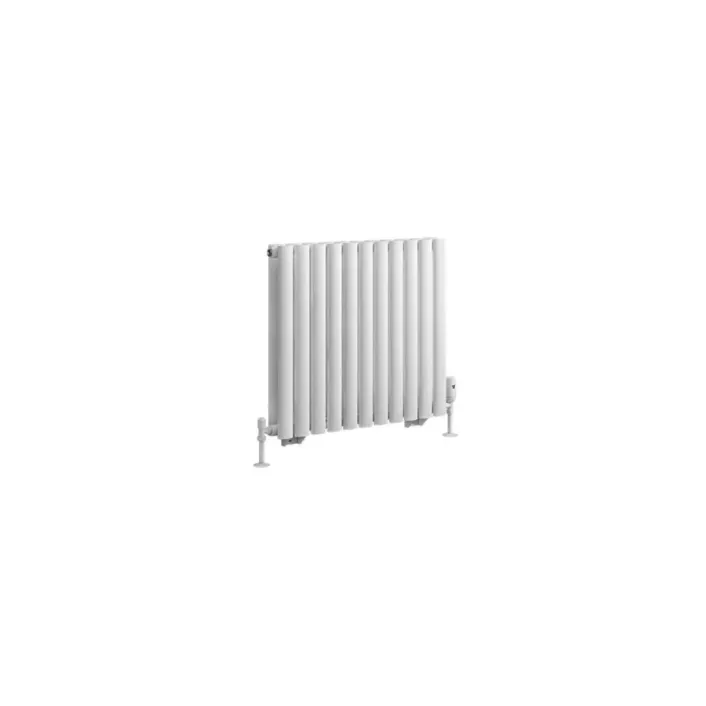 Eastbrook Tunstall Double 600 x 648 Radiator Matt White