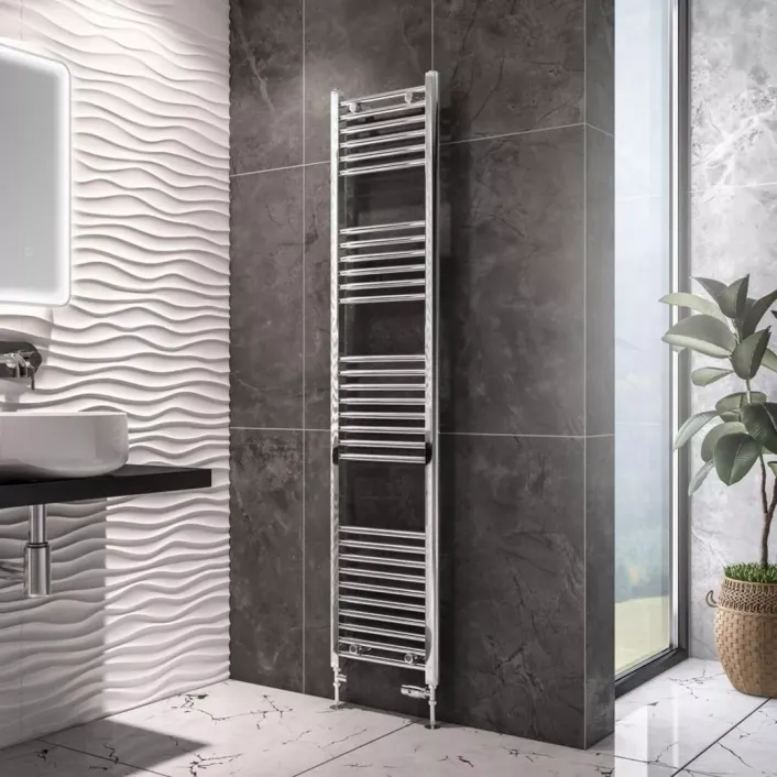 Eastbrook Wingrave 1800 x 400 Straight Multirail Chrome