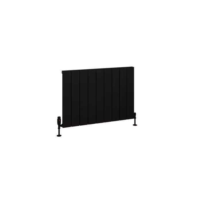 Eastbrook Charlton 600 x 850 Aluminium Radiator Matt Black