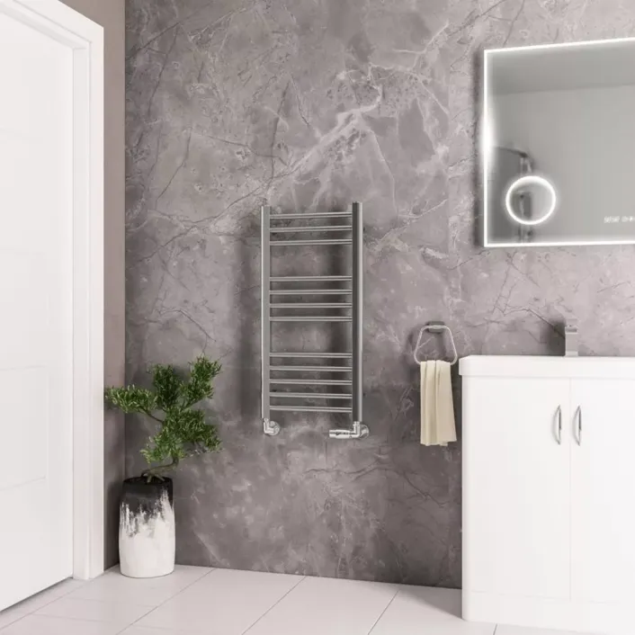 Eastbrook Wendover Straight Stainless Steel Multirail 800 x 400 Mirror Polished