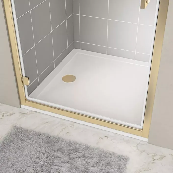 Eastbrook Corsair 800 x 800mm Square 25mm Shower Tray - White