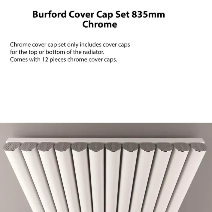 Eastbrook Burford Cover Cap Set 835mm Chrome