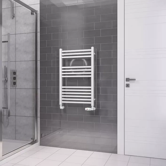 Eastbrook Tuscan Square Multirail 800 x 500 Gloss White