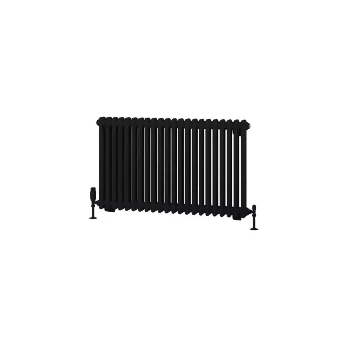 Eastbrook Rivassa 2 Column Radiator 600 x 1010mm Matt Black