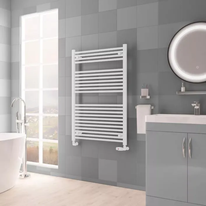 Eastbrook Biava Multirail HV Straight 1118 x 750mm Matt White