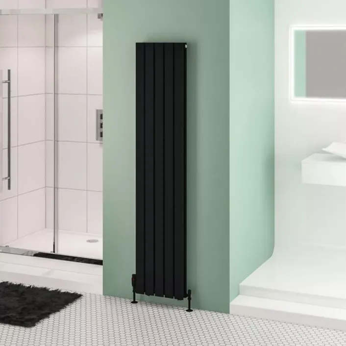 Eastbrook Warrington 1800 x 380 Radiator Type20 Matt Black