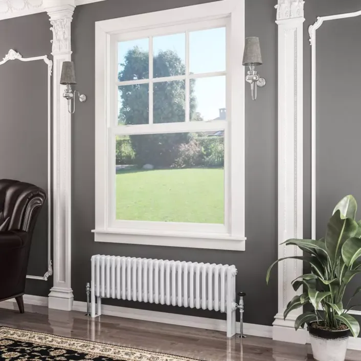 Eastbrook Imperia 3 Column Radiator 300 x 1145mm Gloss White