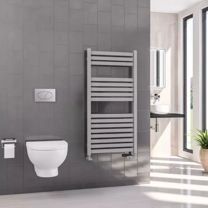 Eastbrook Defford 1200 x 600mm Towel Rail Matt Grey
