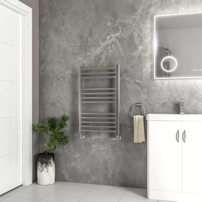 Eastbrook Wendover Straight Stainless Steel Multirail 800 x 500 Mirror Polished