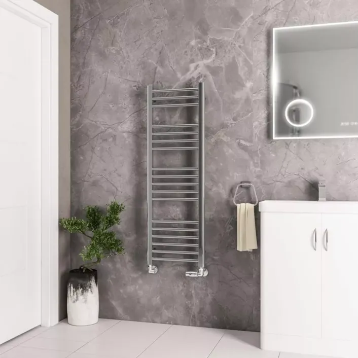 Eastbrook Wendover Straight Stainless Steel Multirail 1200 x 400 Mirror Polished