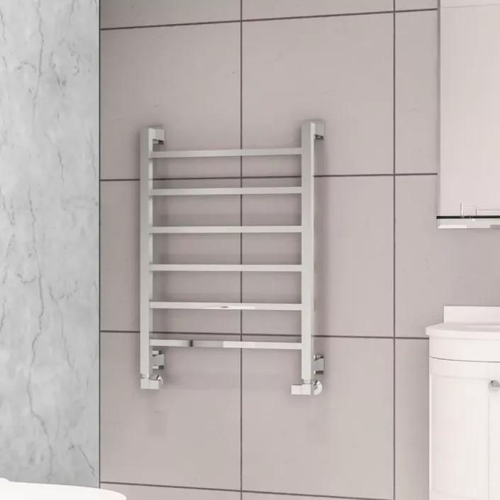 Eastbrook Loxley 800 x 600mm. Towel Rail Chrome