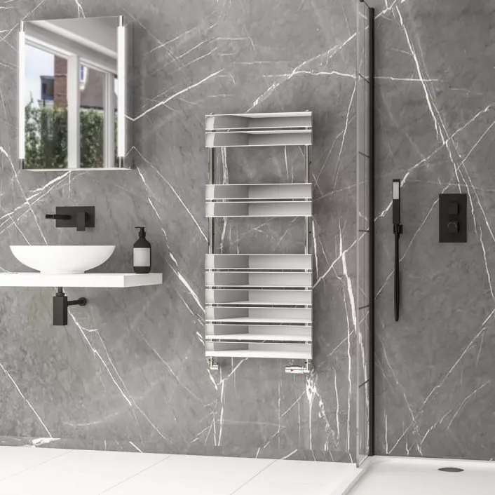 Eastbrook Addington II Towel Rail 1110 x 500 Type10 Chrome