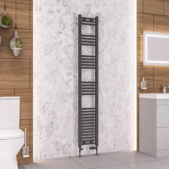 Eastbrook Wendover Straight Multirail 1800 x 300 Matt Anthracite