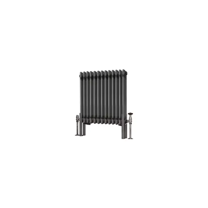 Eastbrook Imperia 3 Column Radiator 600 x 605mm Bare Metal