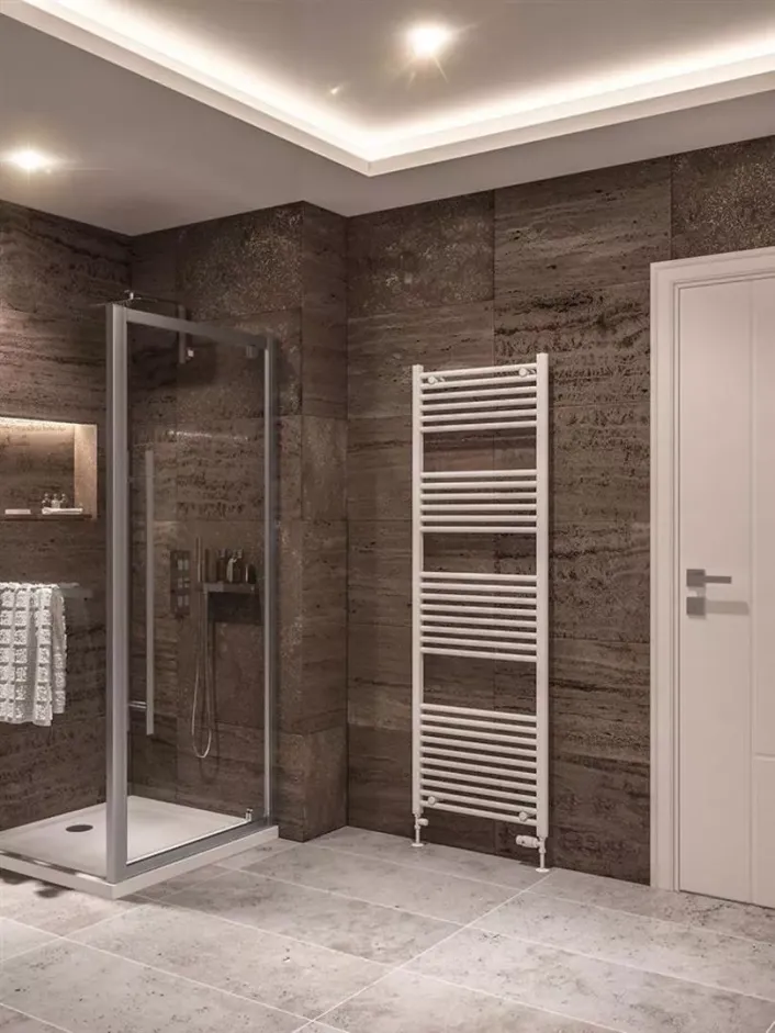 Eastbrook Wingrave 1800 x 600 Straight Multirail Gloss White