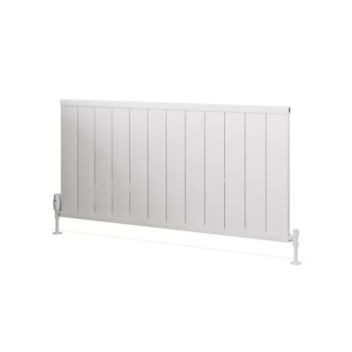 Eastbrook Kingswood Slimline 600 x 1210 Aluminium Radiator Matt White