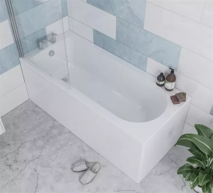 Eastbrook Henbury Single Ended (SE) 1500 x 700 x 440mm Rectangular 3mm Bath - White