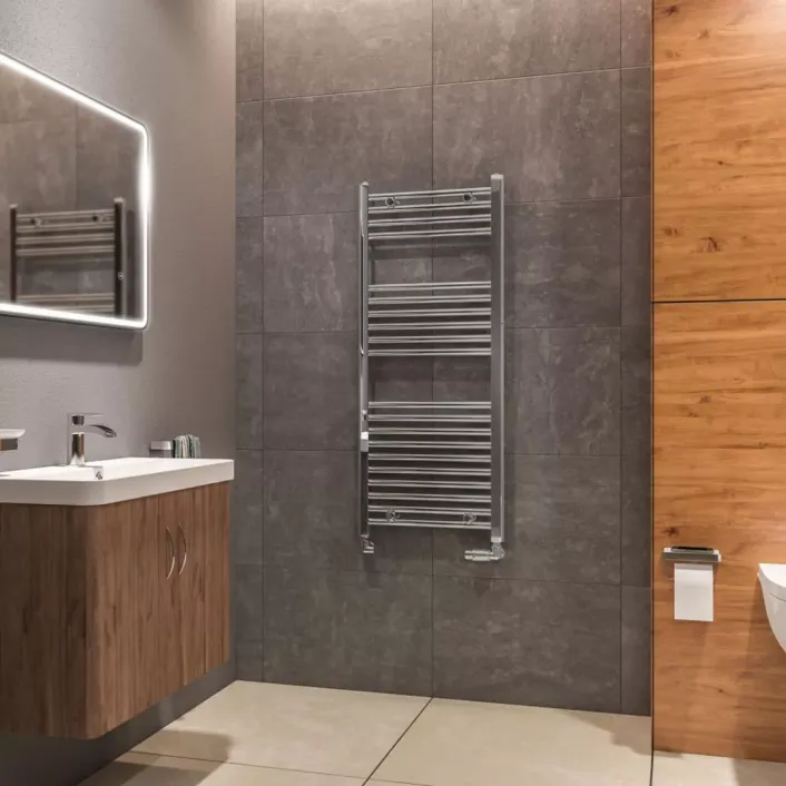 Eastbrook Westward 1200 x 500 Straight Multirail Chrome