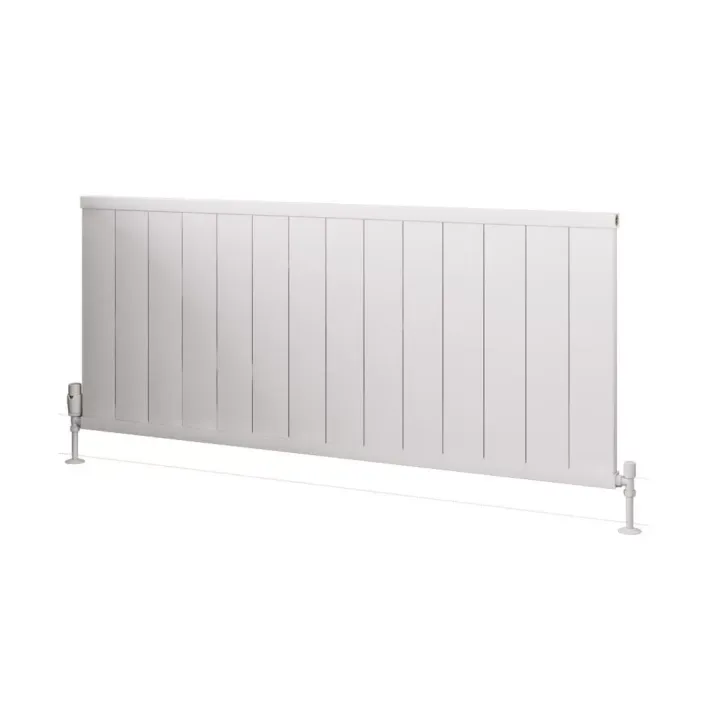 Eastbrook Kingswood Slimline 600 x 1410 Aluminium Radiator Matt White