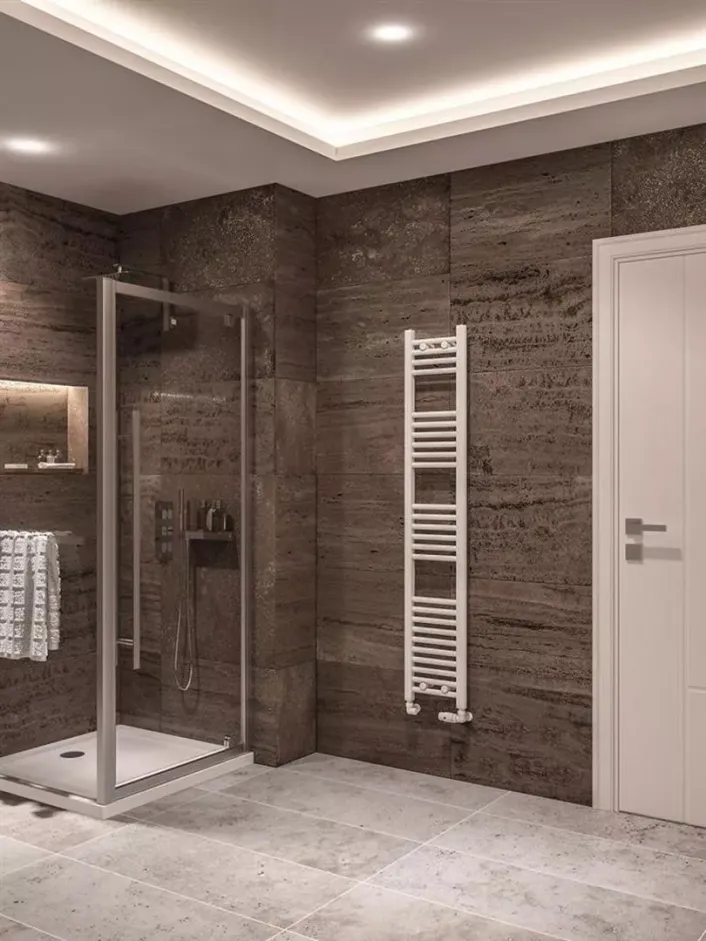 Eastbrook Wingrave 1600 x 300 Straight Multirail Gloss White