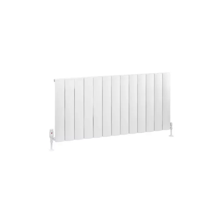 Eastbrook Tordino 600 x 1230 Aluminium Radiator Matt White